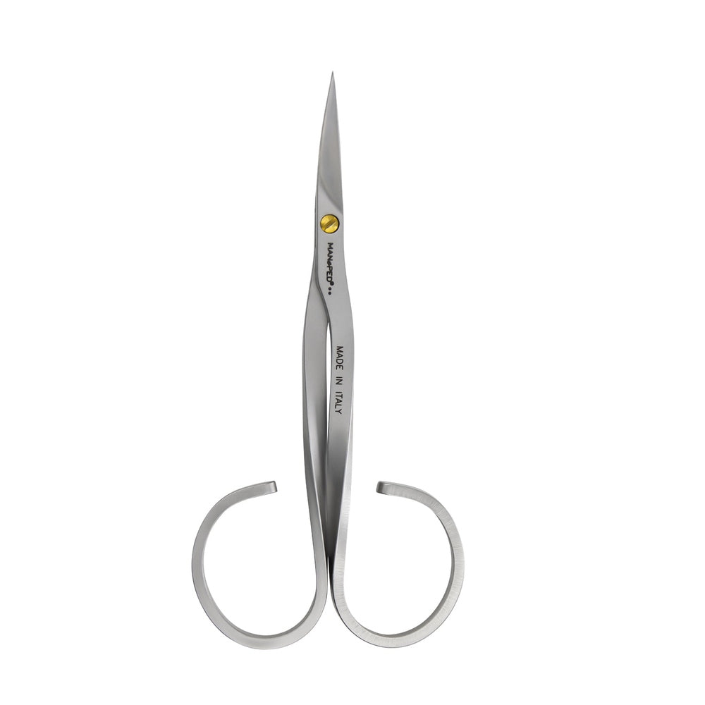 Tijeras de cutículas MANePED punta extrafina ergonómicas – Acero inoxidable