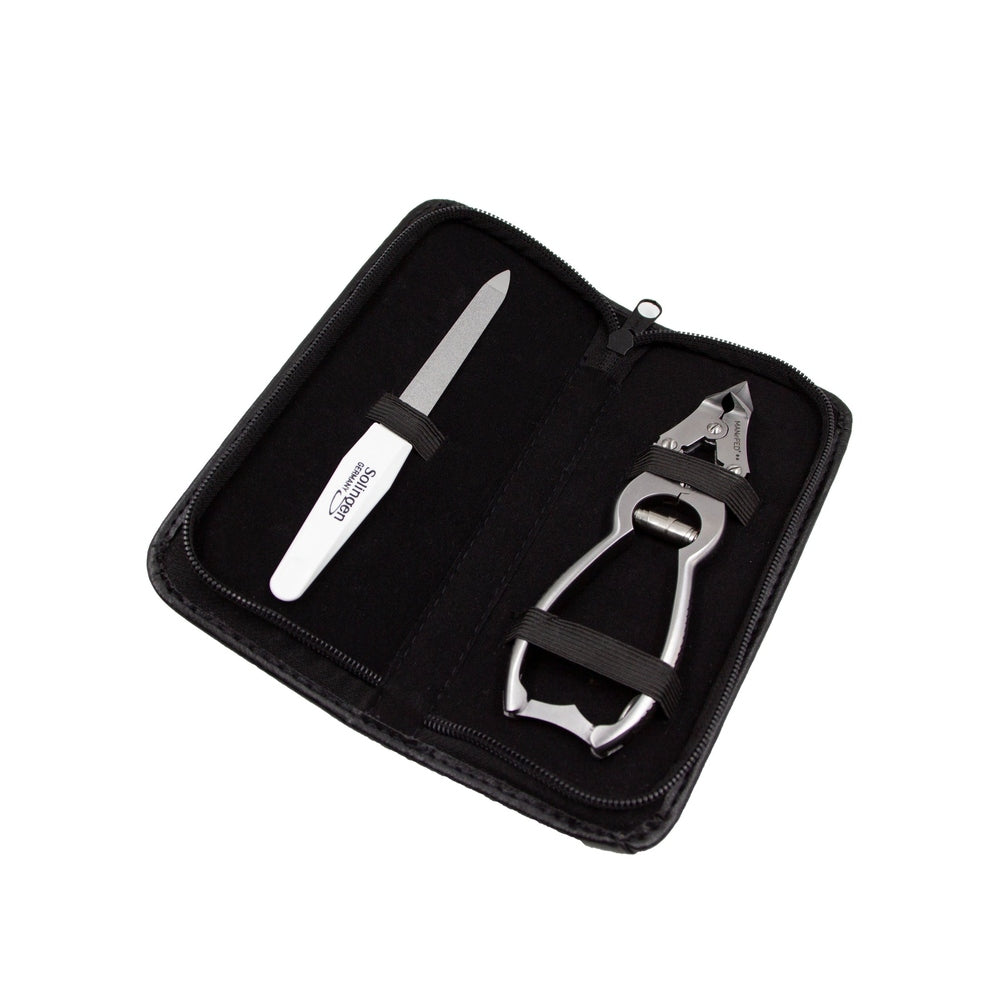 MANePED double-lever head nippers in a 3-piece SET – Stainless steel