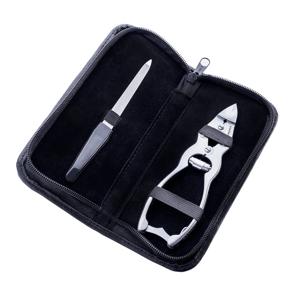 Pince à ongles MANePED à double démultiplication en SET 3 pièces – Acier inoxydable