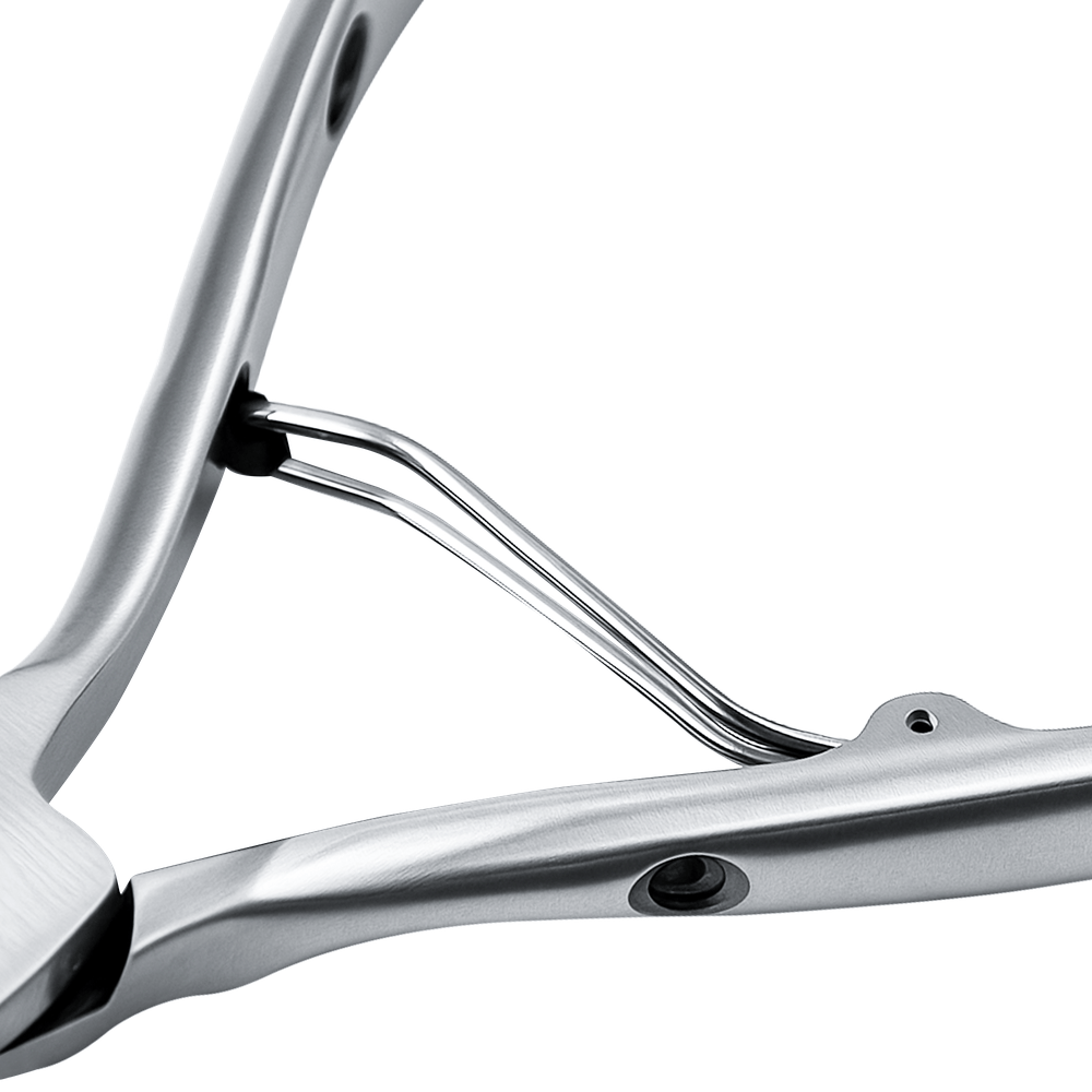 MANePED nail nippers with hole pattern design – for left-handers