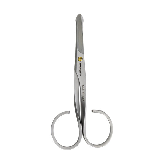 MANePED Nose and Ear Hair Scissors Straight Blunt – Stainless steel