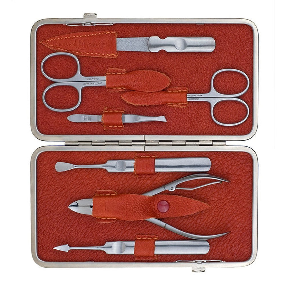 Set de manucure et pédicure – Made in Solingen - modèle Terracotta 7 pièces