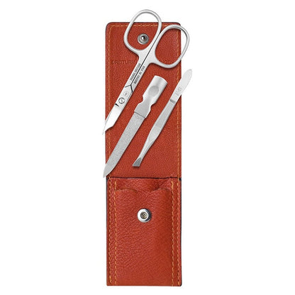 Manicure and pedicure set, 3-piece, Terracotta model – Made in Solingen