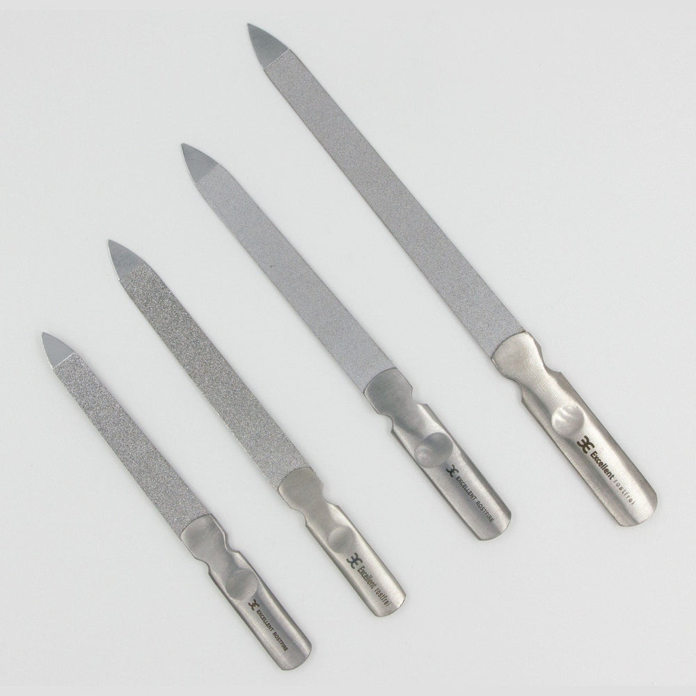 Metalowy pilnik do paznokci Excellent, dostępny od 10,5 do 16,5 cm – widok 3