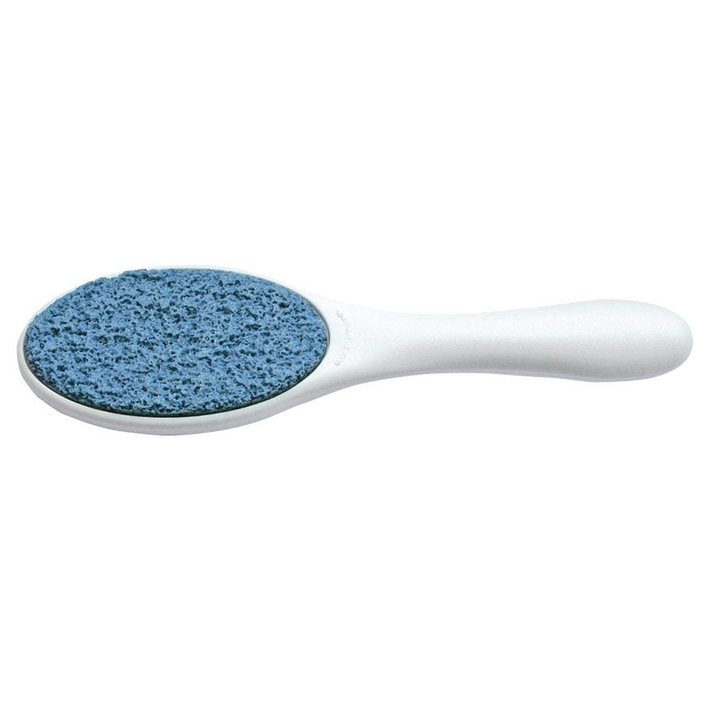 Mineral foot file, double-sided, white, 16 cm