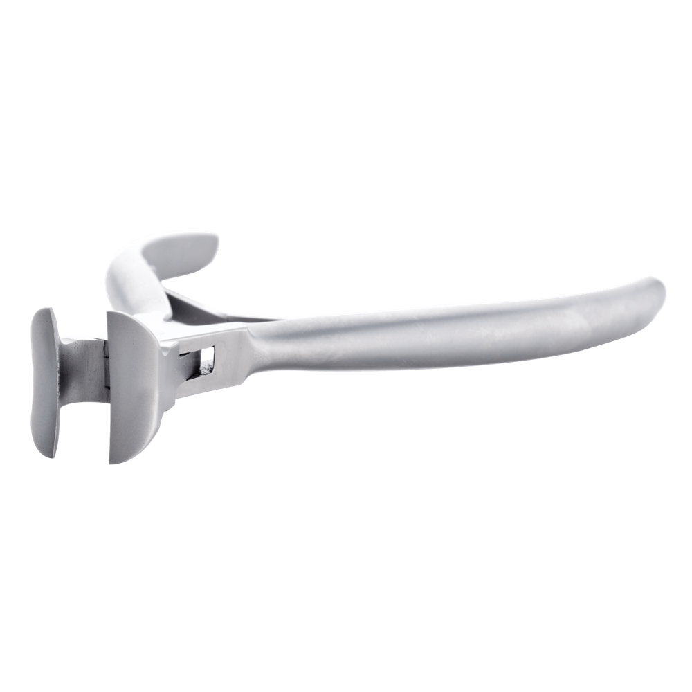 Mini head nippers with two rounded corners for thick nails – view 3