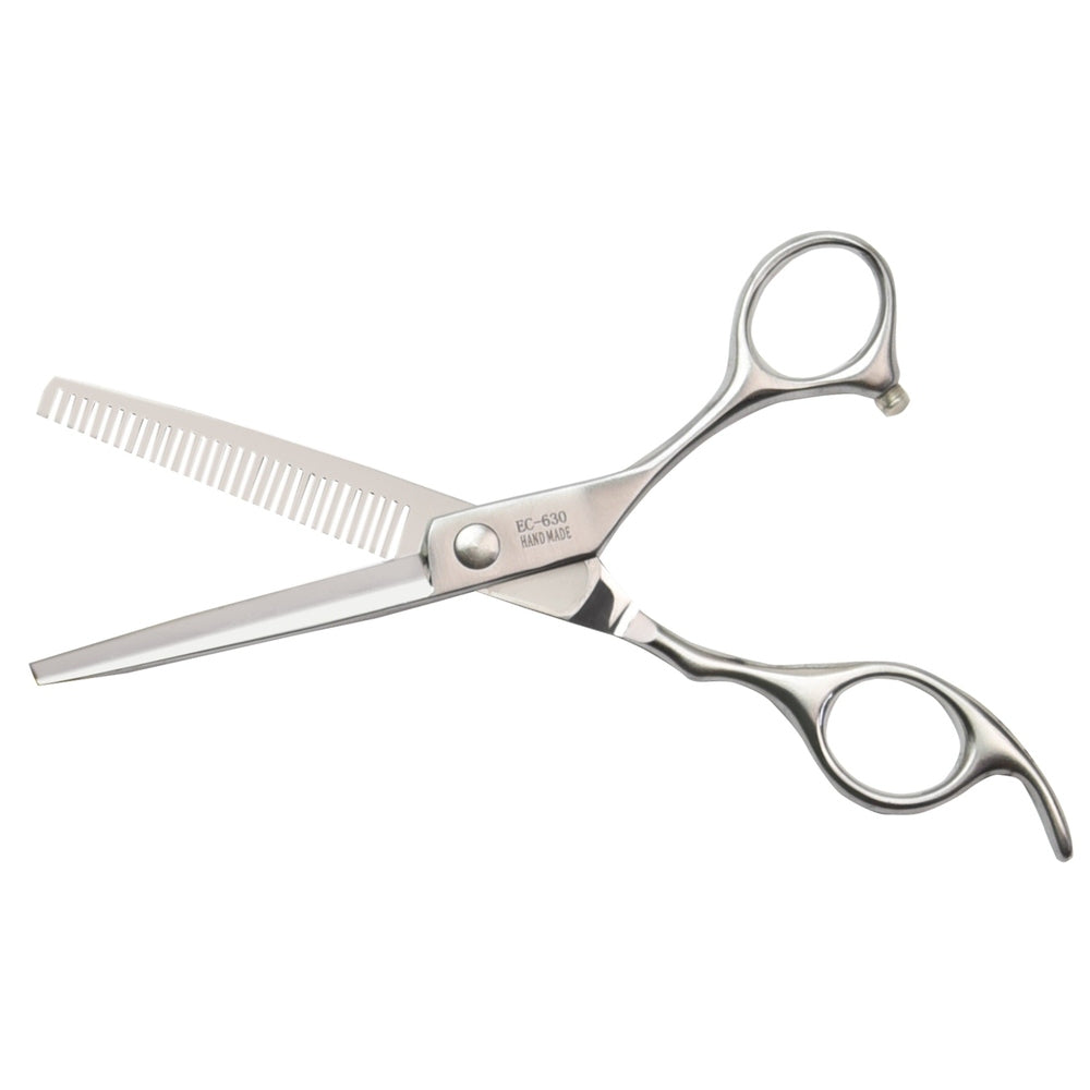 Ciseaux à effiler dentés d'un côté – affûtage creux