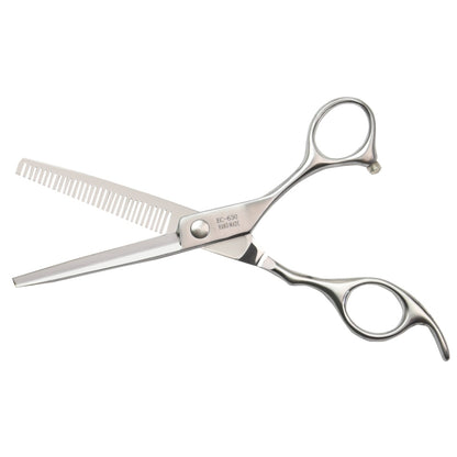 Ciseaux à effiler dentés d'un côté – affûtage creux