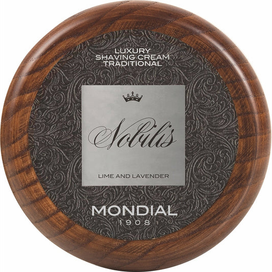 Mondial Shaving Cream Nobilis in houten pot