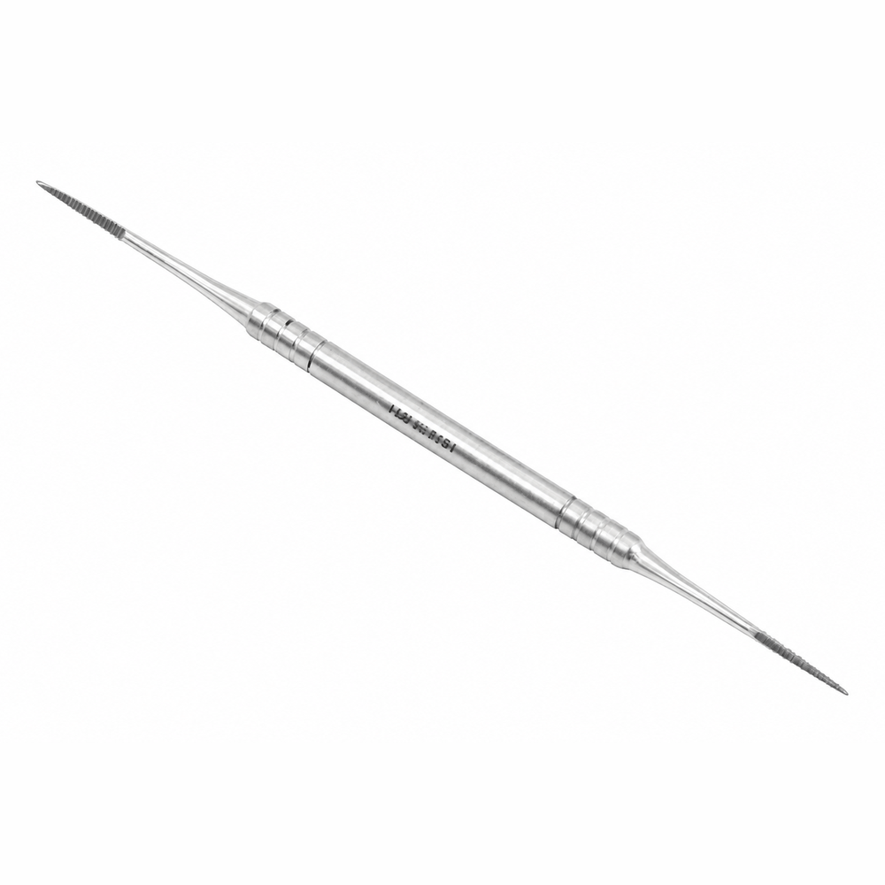 Double-sided nail corner file, 14 cm – Stainless steel