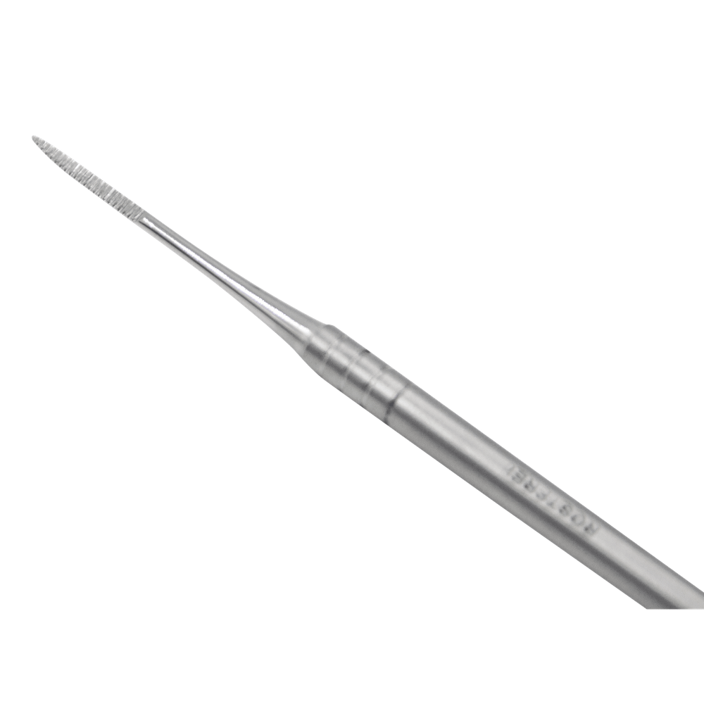 Double-sided nail corner file with round handle – Nail care