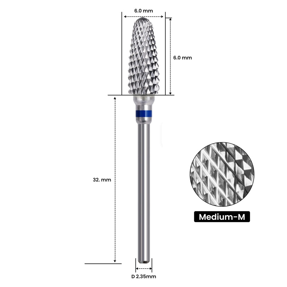 Fresa in carburo per lima elettrica (M) – Lunghezza 4 cm