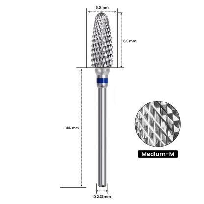 Fresa in carburo per lima elettrica (M) – Lunghezza 4 cm