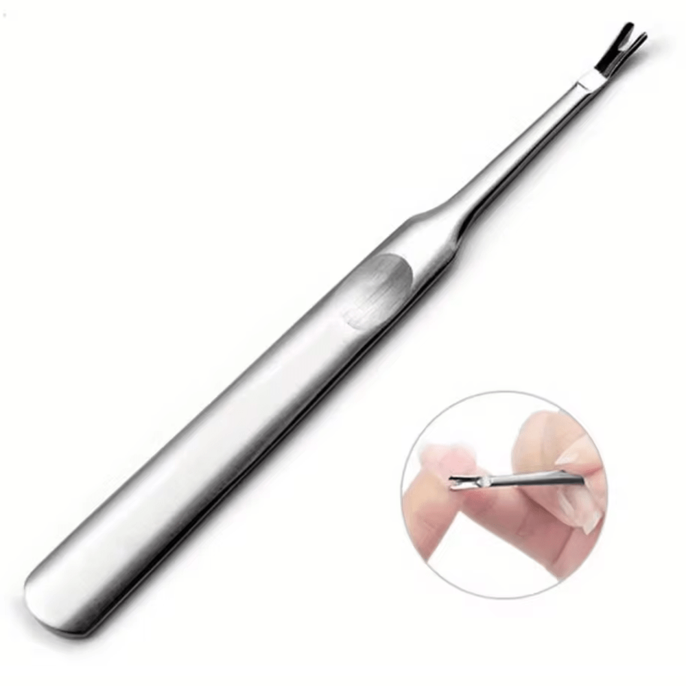 V-shaped cuticle knife for use in the nail salon and at home – view 5