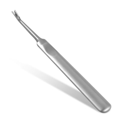 Cuticle knife with V-shaped tip made of stainless steel from Excellent