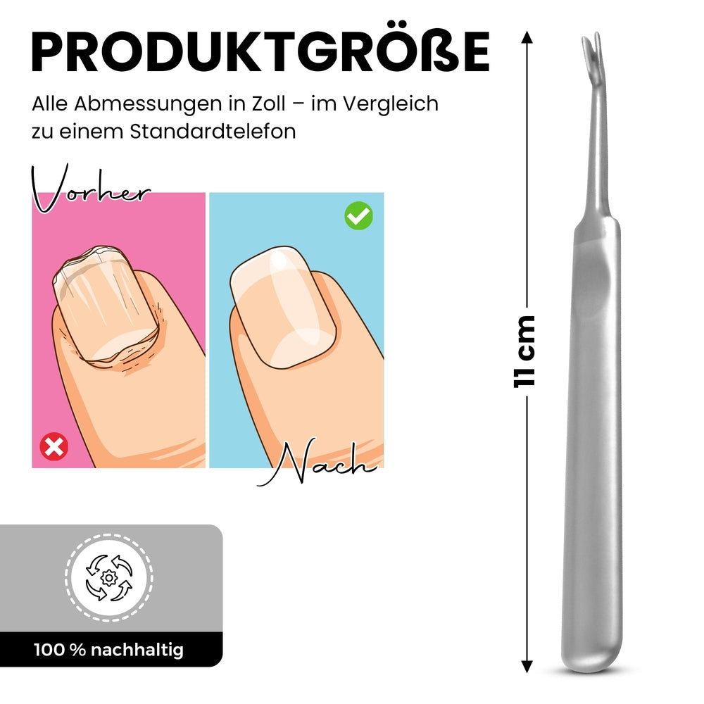 V-shaped cuticle knife for small skin remnants and calluses – view 5
