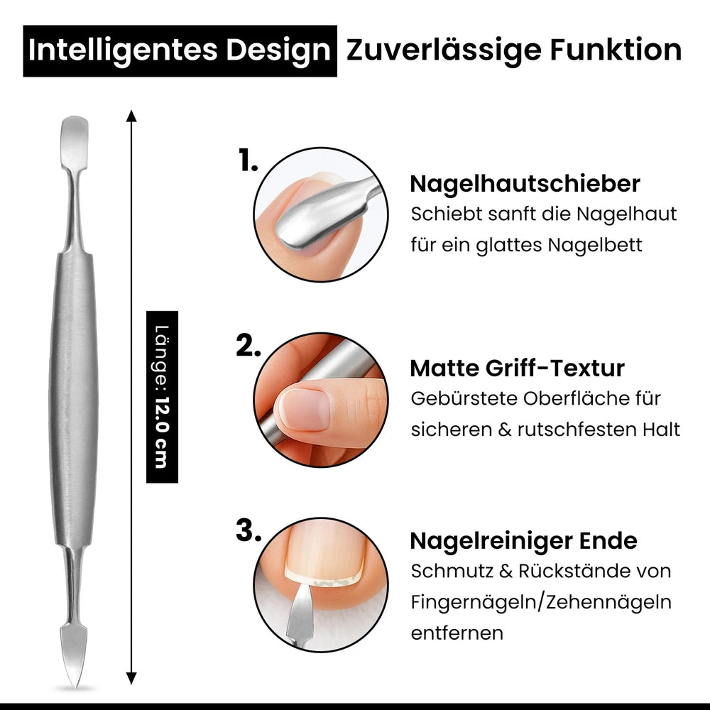 Cuticle pusher & nail cleaner – Nail care