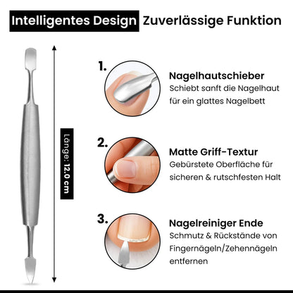 Cuticle pusher & nail cleaner – Nail care