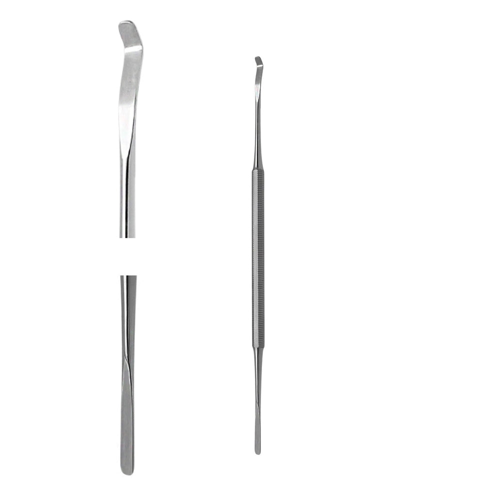 Cuticle pusher large and double-sided – Stainless steel