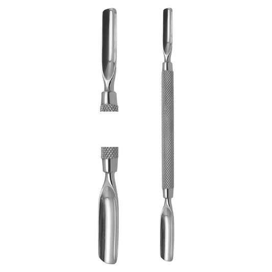 Cuticle pusher small and double-sided – Stainless steel