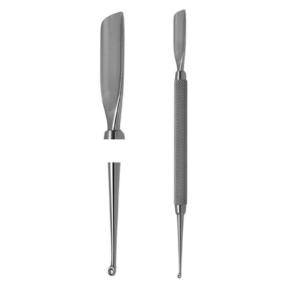 Cuticle pusher and comedone lifter – Stainless steel