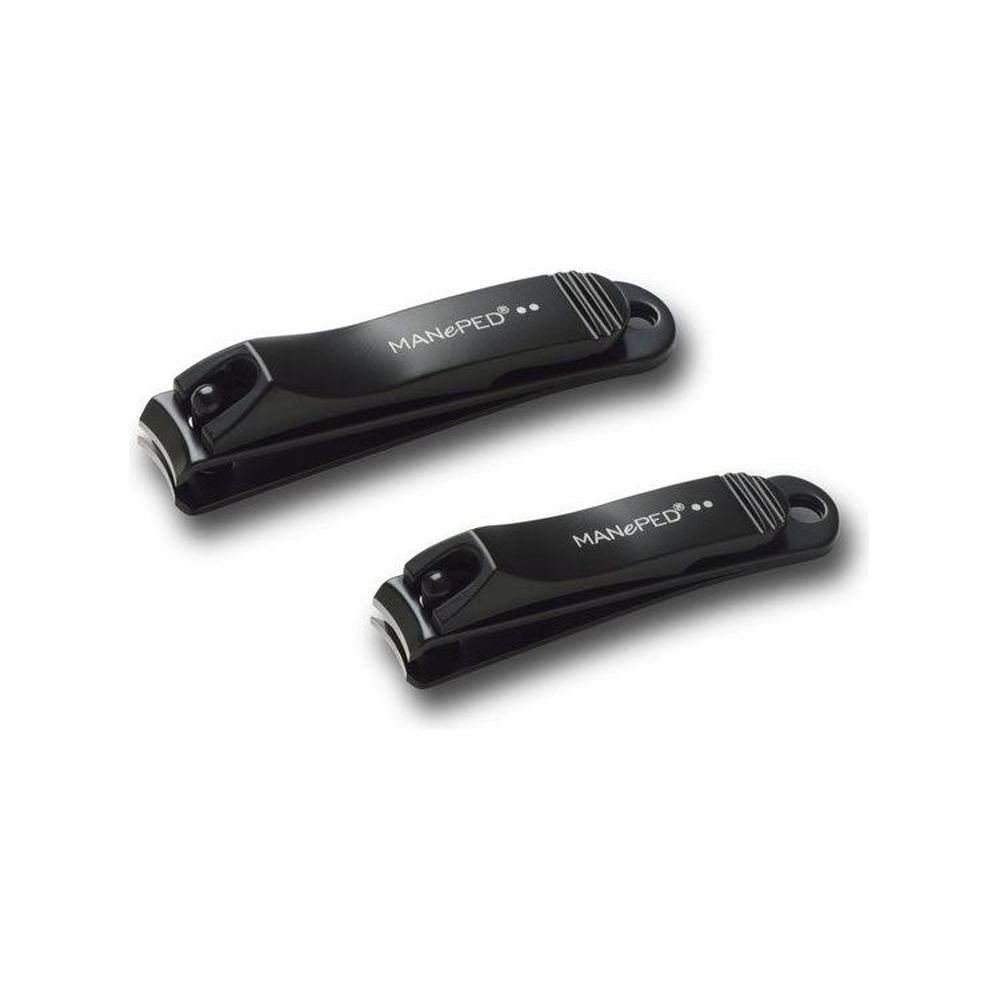 MANePED Black Edition nail clipper set with two stainless steel nail clippers