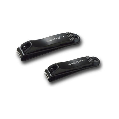MANePED Black Edition nail clipper set with two stainless steel nail clippers