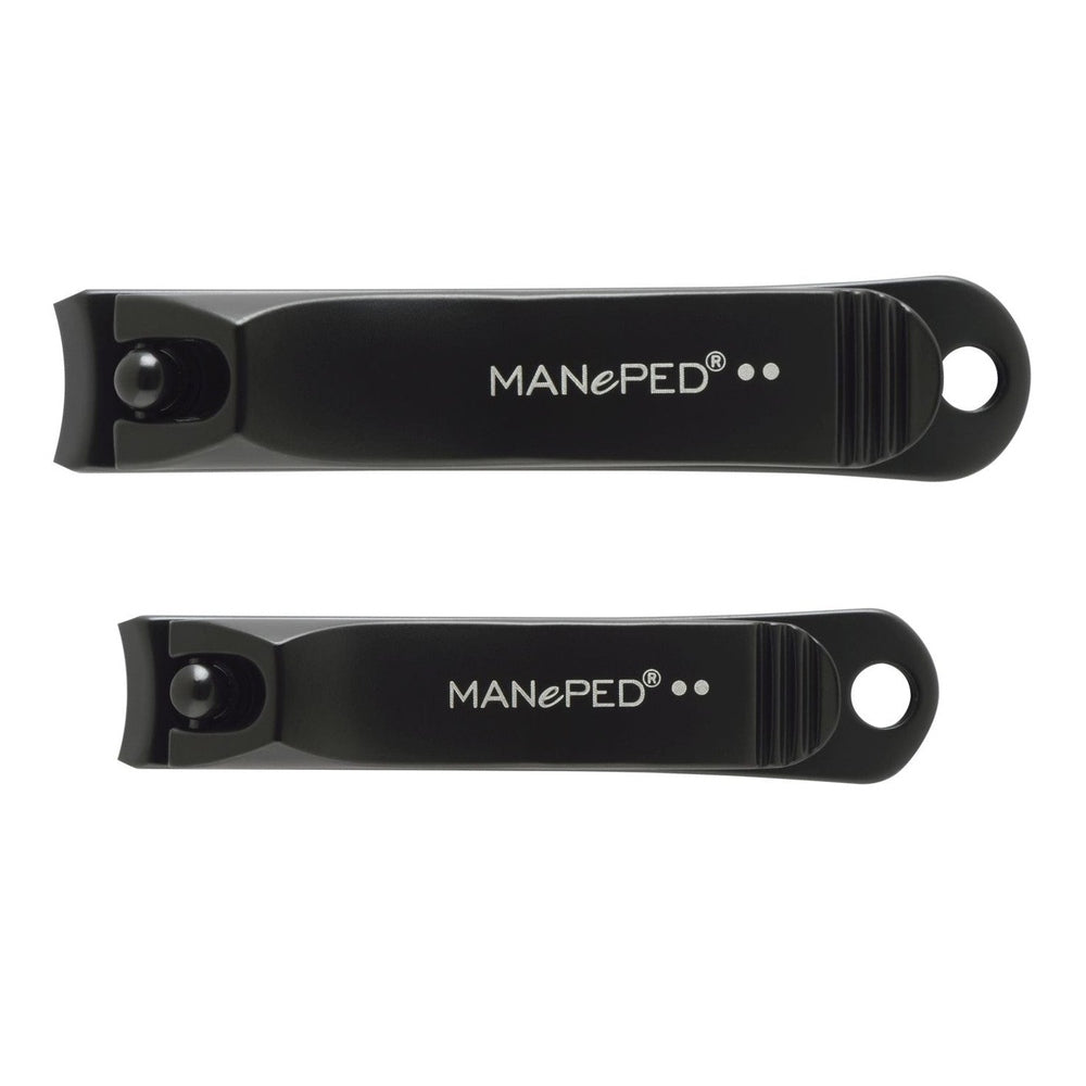 Large nail clipper of the set, approx. 7.4 cm long, in black – view 2