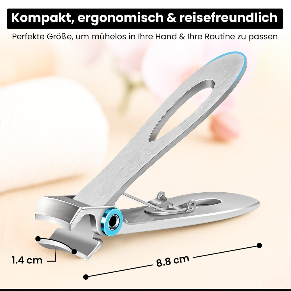 Nail clippers for thick nails with ergonomic handle – view 8