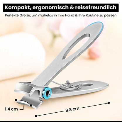 Nail clippers for thick nails with ergonomic handle – view 8