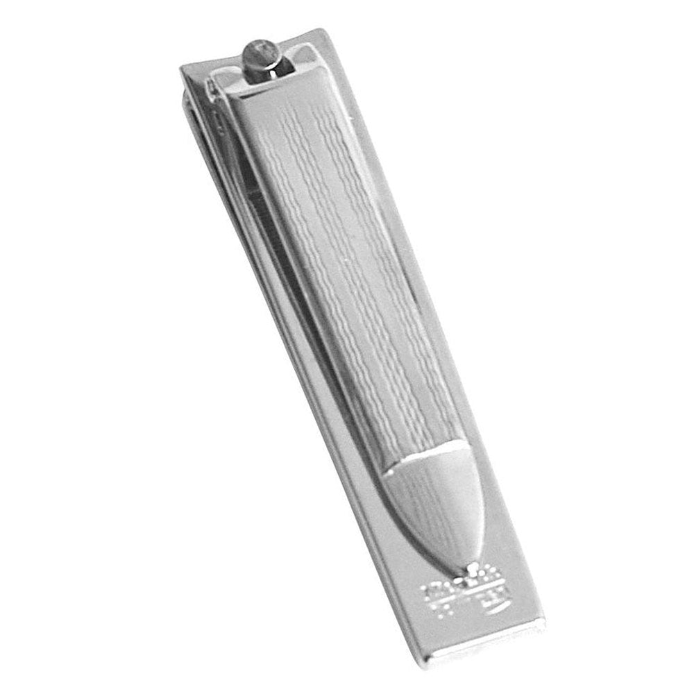 Nail clippers, nickel-plated, with file, 6 cm