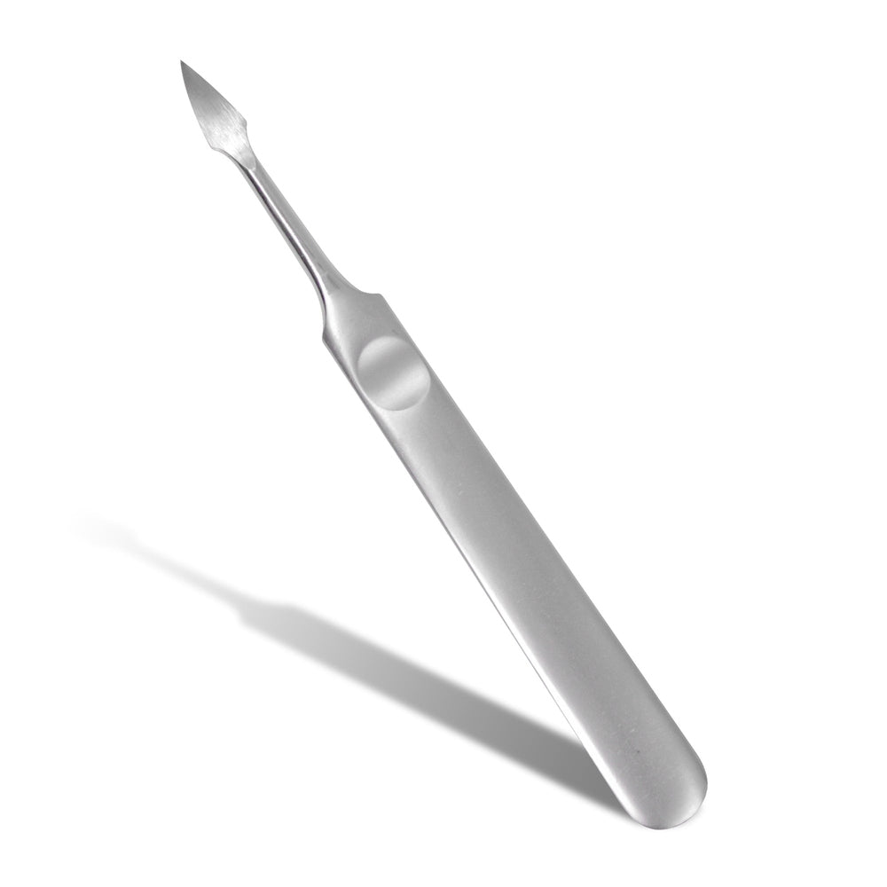 Limpiador de uñas de acero inoxidable, 12 cm, con punta de precisión finamente afilada