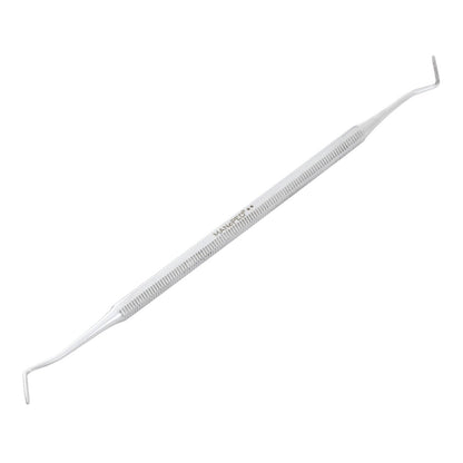 Pulisci unghie a doppia estremità in acciaio inox con impugnatura zigrinata, ca. 17,5 cm
