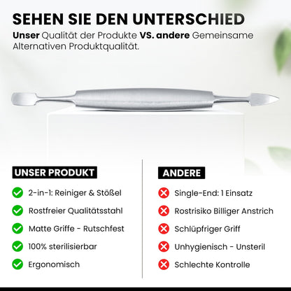 Nail cleaner made of stainless steel for well-groomed nails – view 5