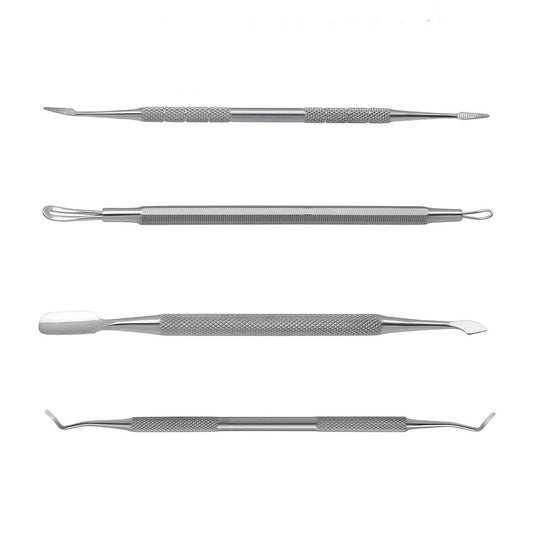 Nail cleaning set 4 pieces – Stainless steel