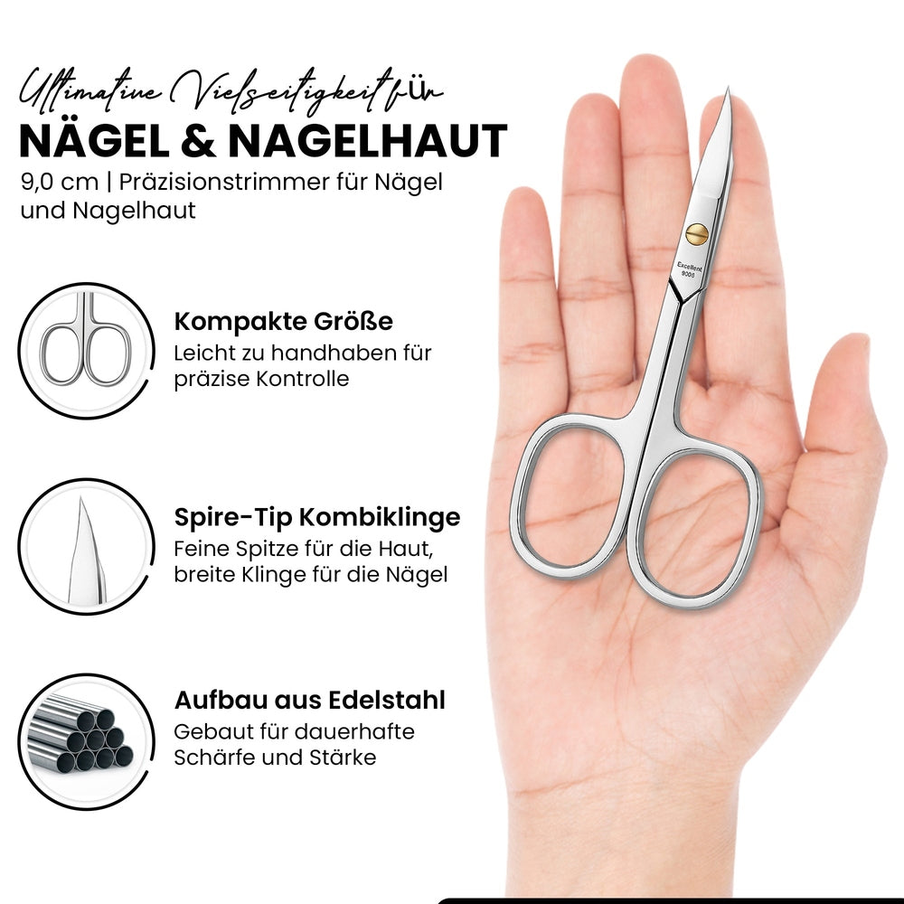 Ciseaux combinés pour couper les ongles et éliminer les cuticules – vue 2