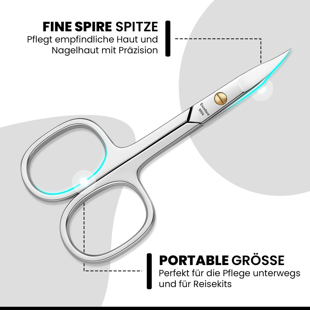 Lame à pointe effilée des ciseaux combinés à pointe fine en détail – vue 3