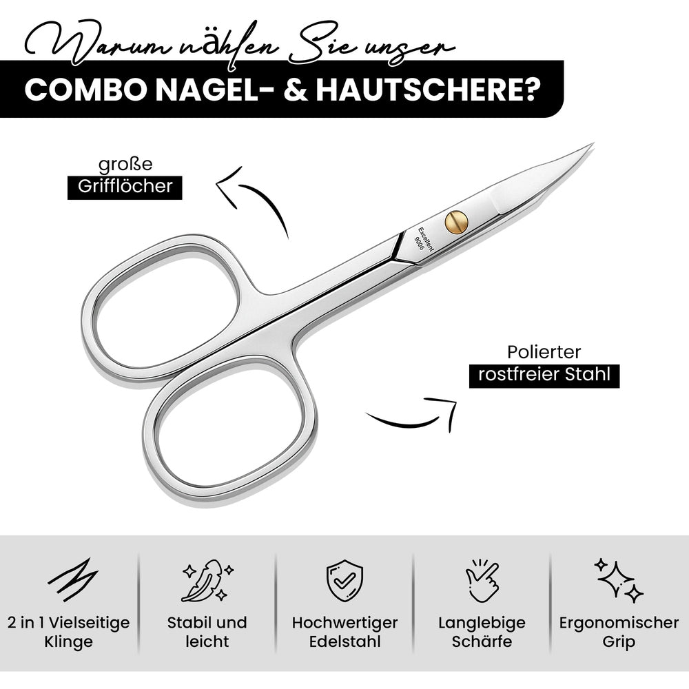 Ciseaux à ongles et à cuticules en un seul instrument pour la mise en forme – vue 5