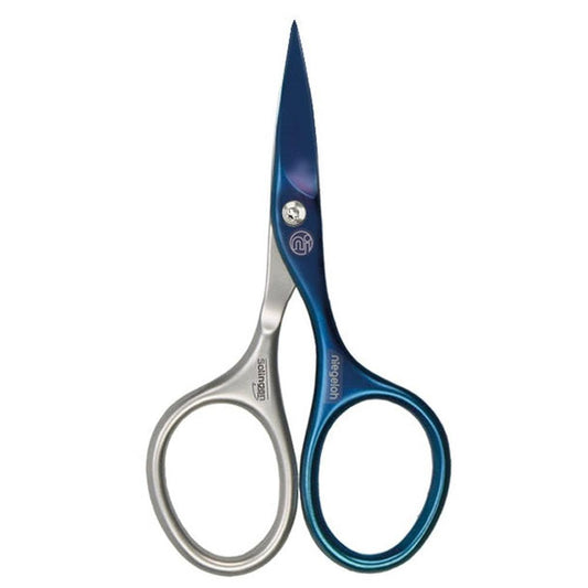 Nail scissors Inox style Titanium, steel blue