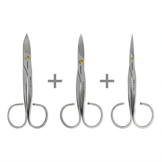 Nagelscheren & Hautschere Set - Made in Italy – Rostfreier Edelstahl
