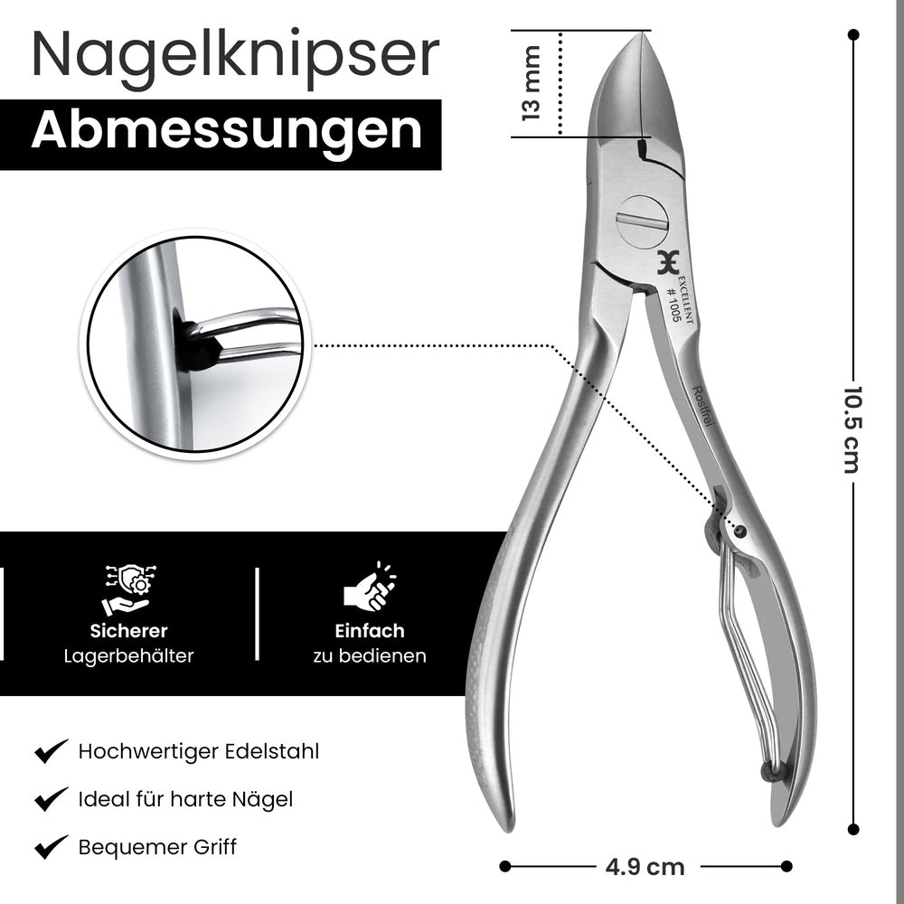 Single spring of the nail nippers Basic for little effort – view 5