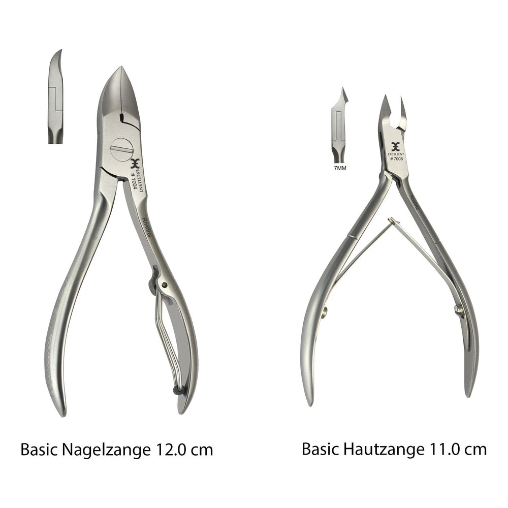 Nail nippers & cuticle nippers set