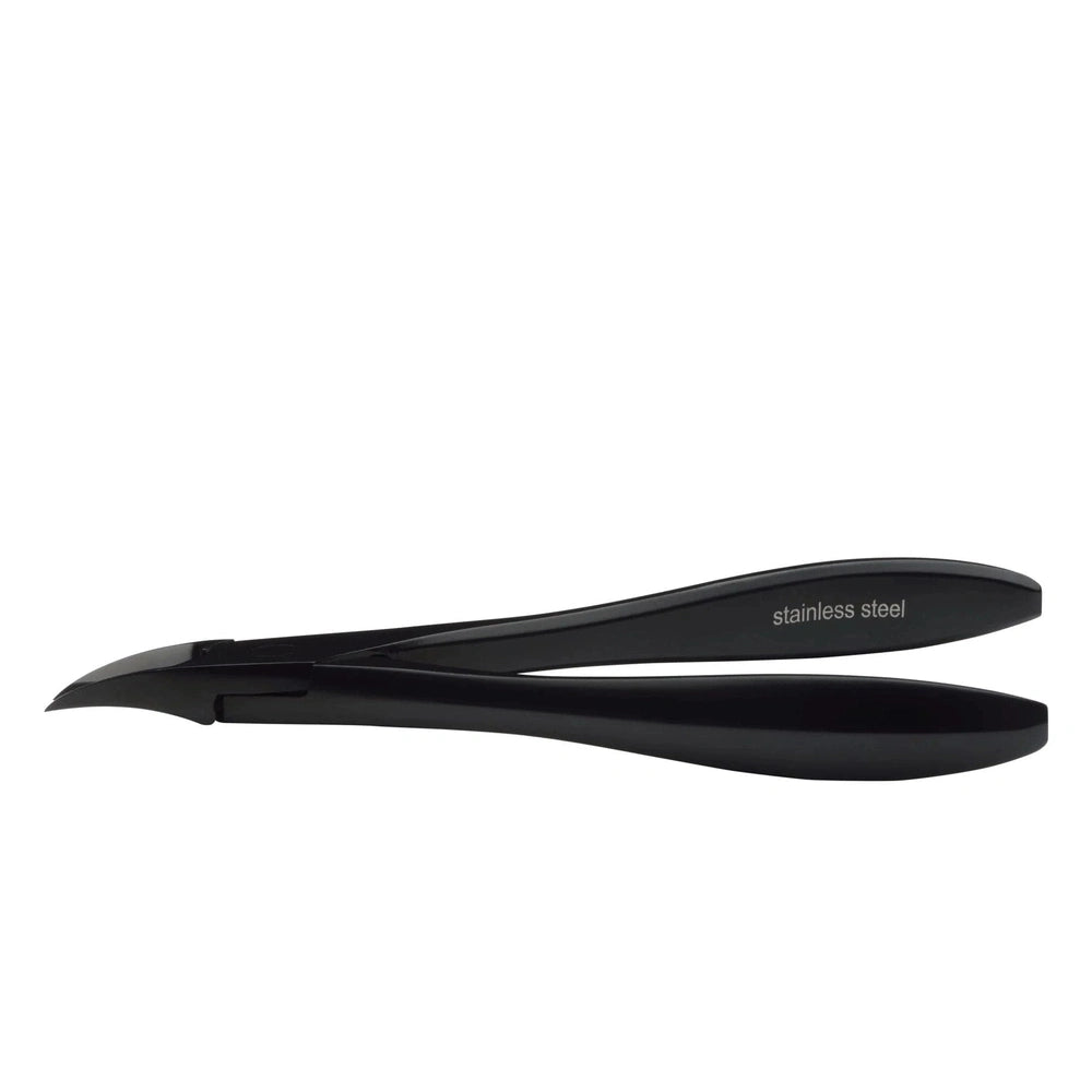 Nail Nippers for Fingernails and Toenails Black Edition – for left-handers
