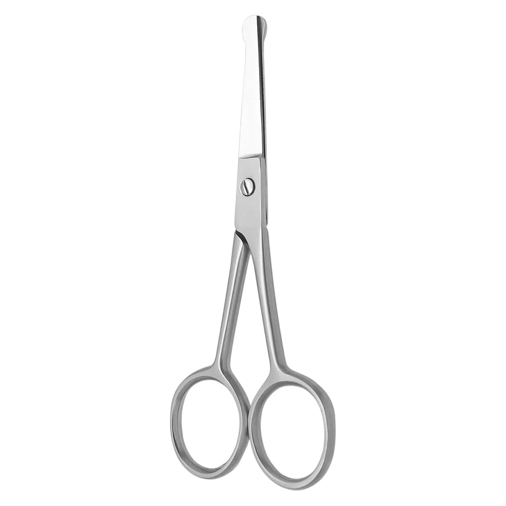 Ciseaux droits pour les poils du nez et des oreilles – forme de poignée ergonomique