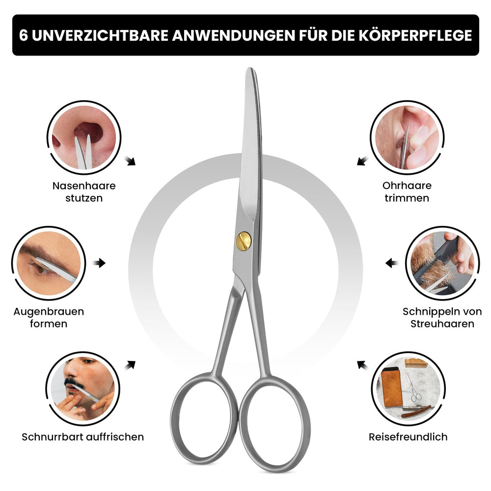 Neus- en oorhaarschaar 12 cm – Haarverzorging