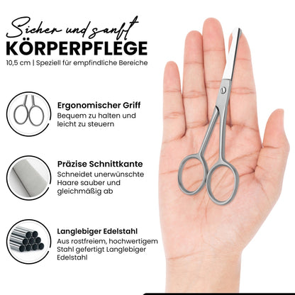 Ciseaux droits pour les poils du nez et des oreilles – Soin des cheveux