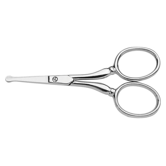 Tijeras para vello nasal, niqueladas, 9 cm