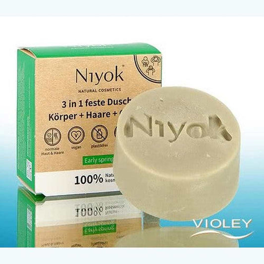 Niyok Douche solide 3 en 1
