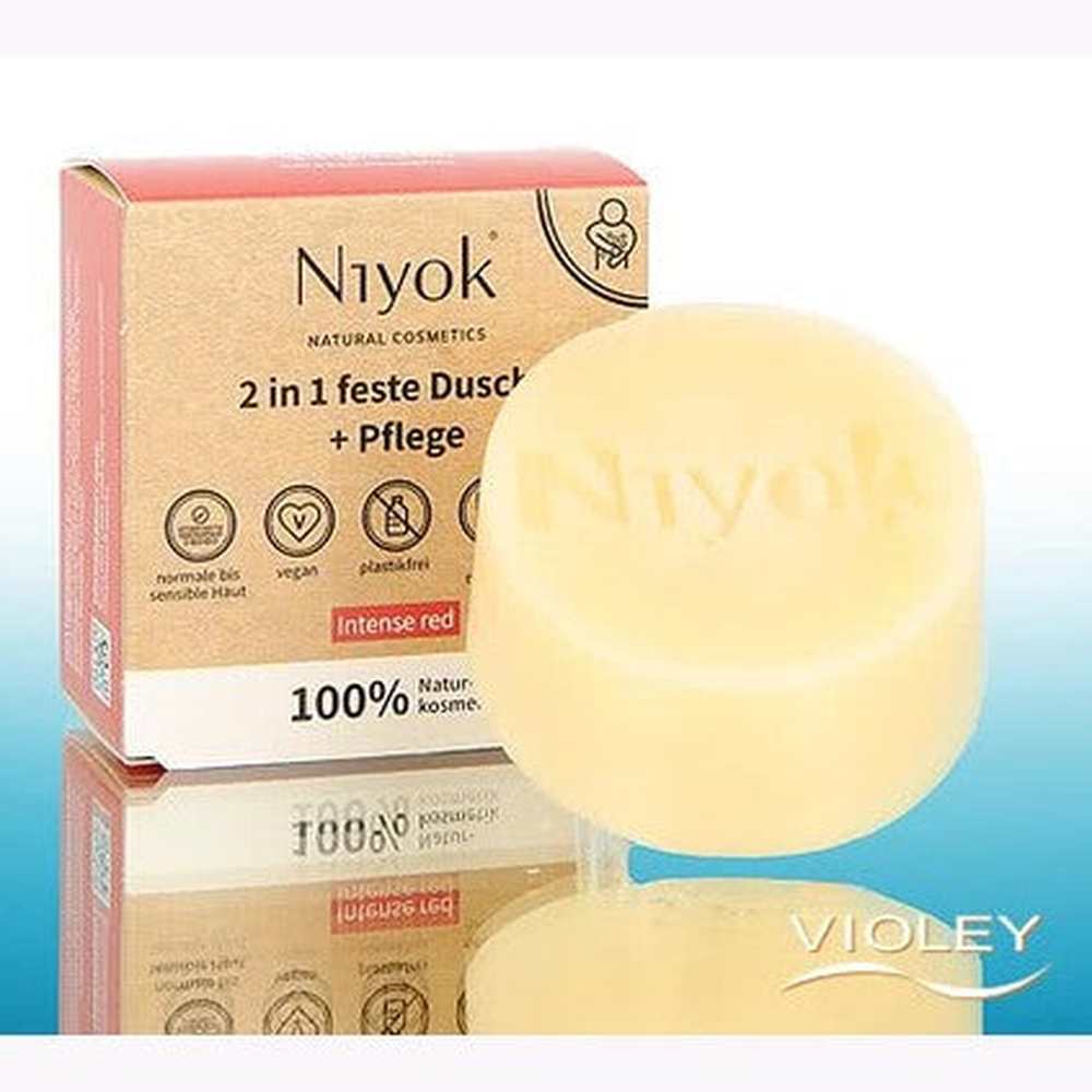 Niyok solid shower Intense Red 2 in 1
