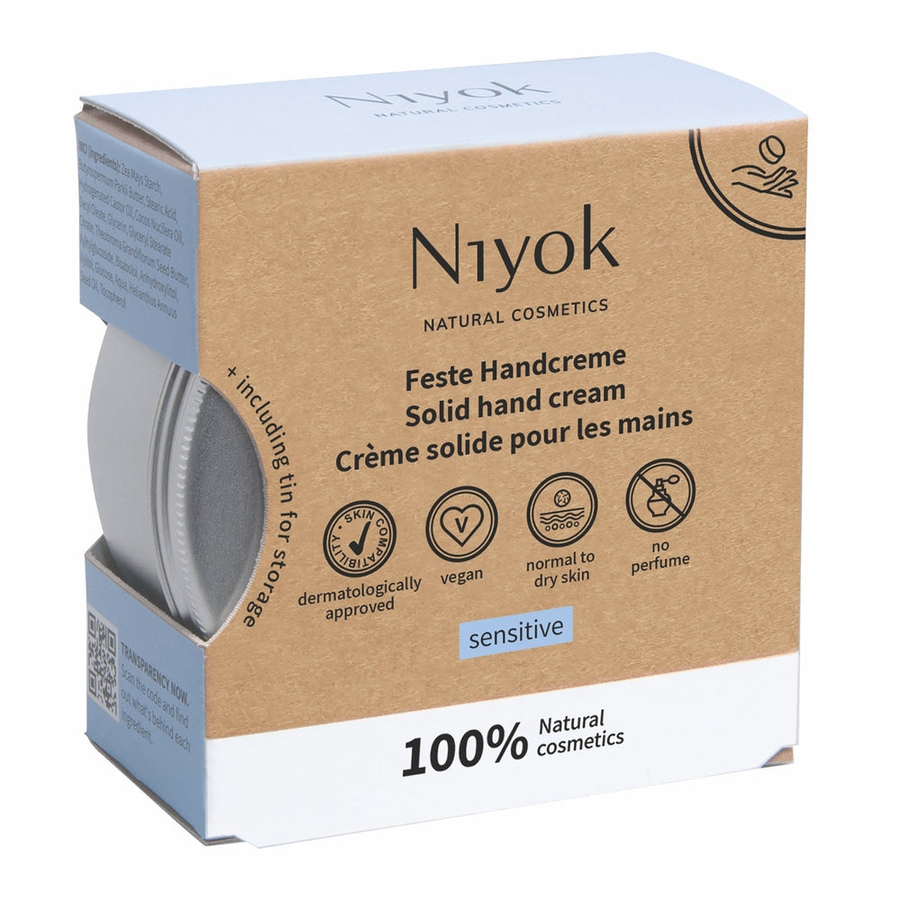 Niyok crema de manos sólida Sensitiv 50 g